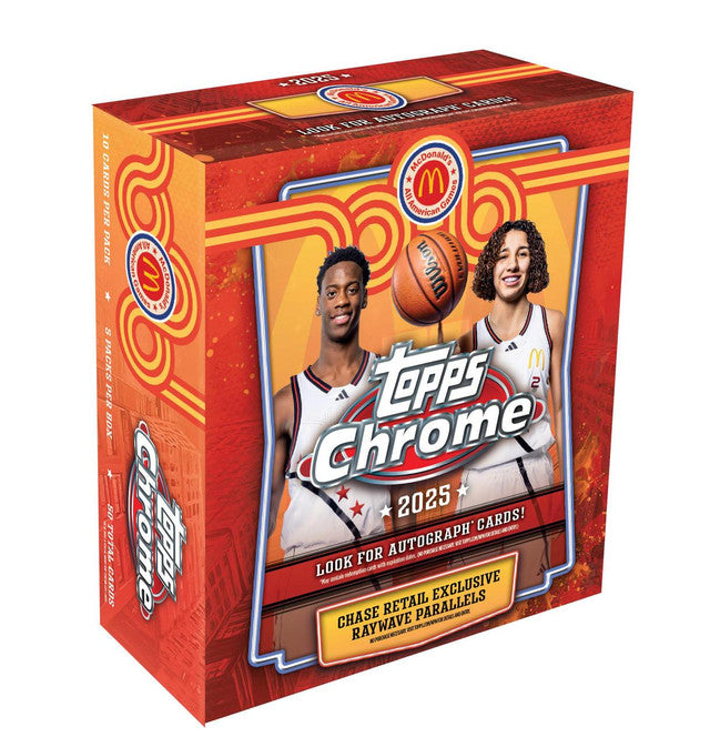 2025 Topps Chrome McDonalds All American Basketball Mega Box