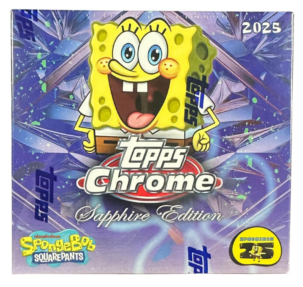 SpongeBob SquarePants Chrome Sapphire Hobby Box (Topps 2025)