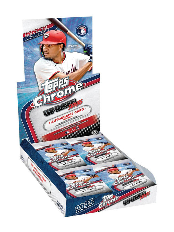2025 Topps Chrome Update Series Baseball Hobby Box (PRE-ORDER)