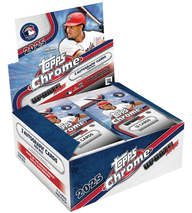 2025 Topps Chrome Update Series Baseball Hobby Jumbo Box (PRE-ORDER)