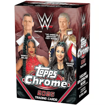 2025 Topps Chrome WWE Wrestling 7-Pack Blaster Box