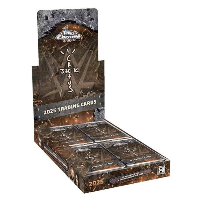 2025 Topps Chrome WWE x Cactus Jack Hobby Box