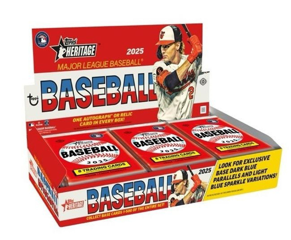 2025 Topps Heritage Baseball Hobby Box
