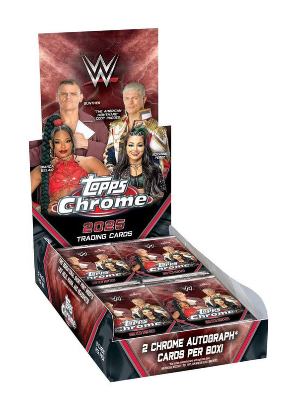 2025 Topps Chrome WWE Wrestling Hobby Box