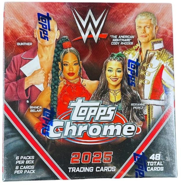 2025 Topps Chrome WWE Wrestling Mega Box