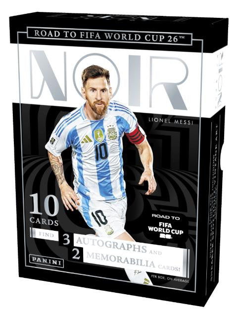 2025/26 Panini Noir Road to FIFA World Cup Soccer Hobby Box (PRE-ORDER)