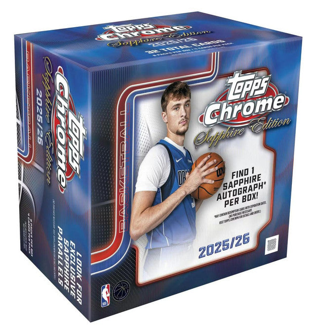 2025/26 Topps Chrome Basketball Sapphire Edition Box