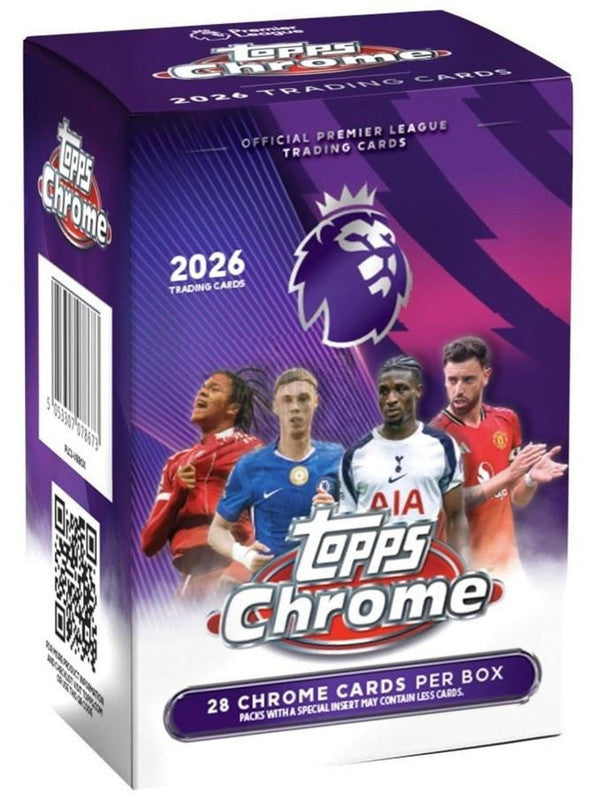 2025/26 Topps Chrome English Premier League Soccer Blaster Box