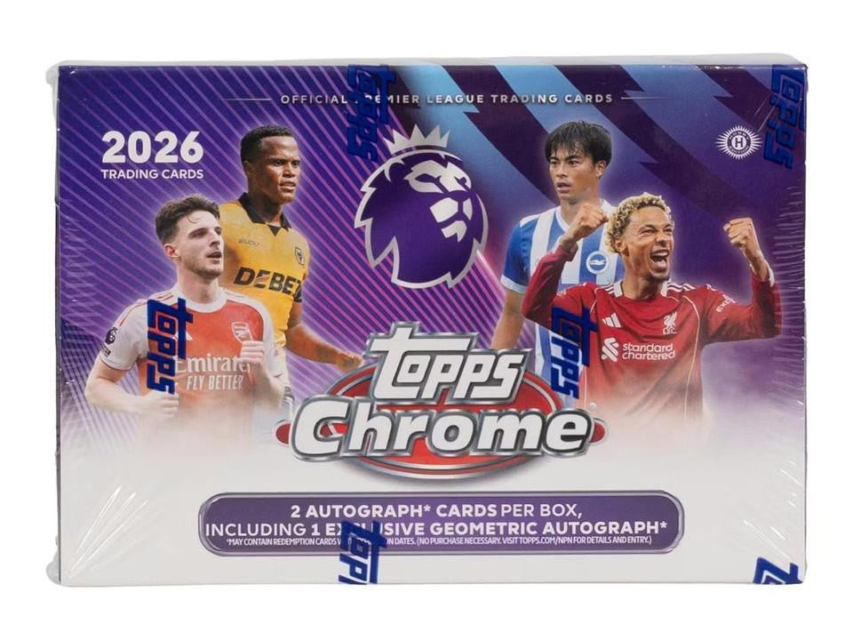 2025/26 Topps Chrome English Premier League Soccer Breakers Delight Box
