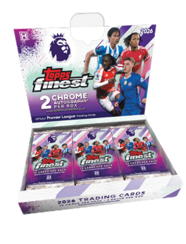 2025/26 Topps Finest EPL Soccer Hobby Box (SALE)