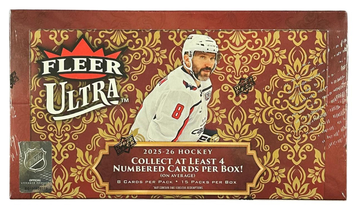 2025/26 Upper Deck Fleer Ultra Hockey Hobby Box