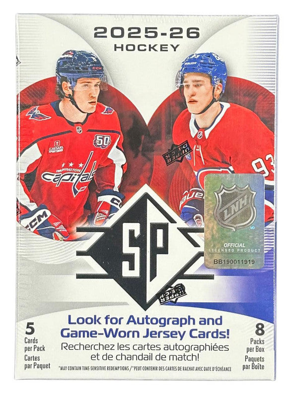 2025/26 Upper Deck SP Hockey Blaster Box