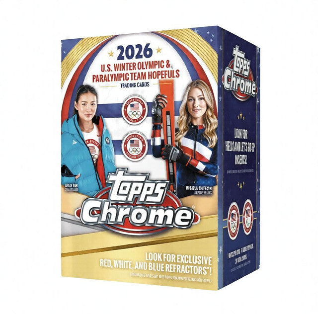 2026 Topps Chrome U.S. Olympics and Paralympic Team Hopefuls Blaster Box (PRE-ORDER)