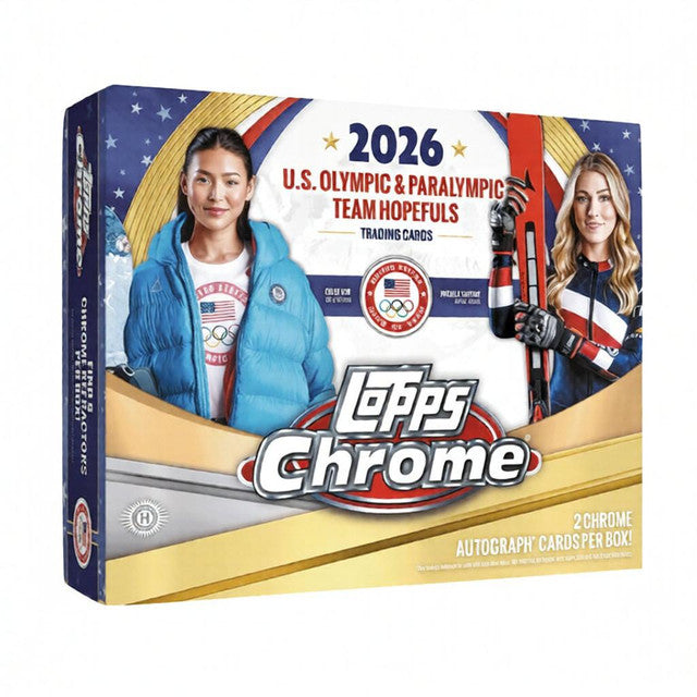 2026 Topps Chrome U.S. Olympics and Paralympic Team Hopefuls Hobby Box