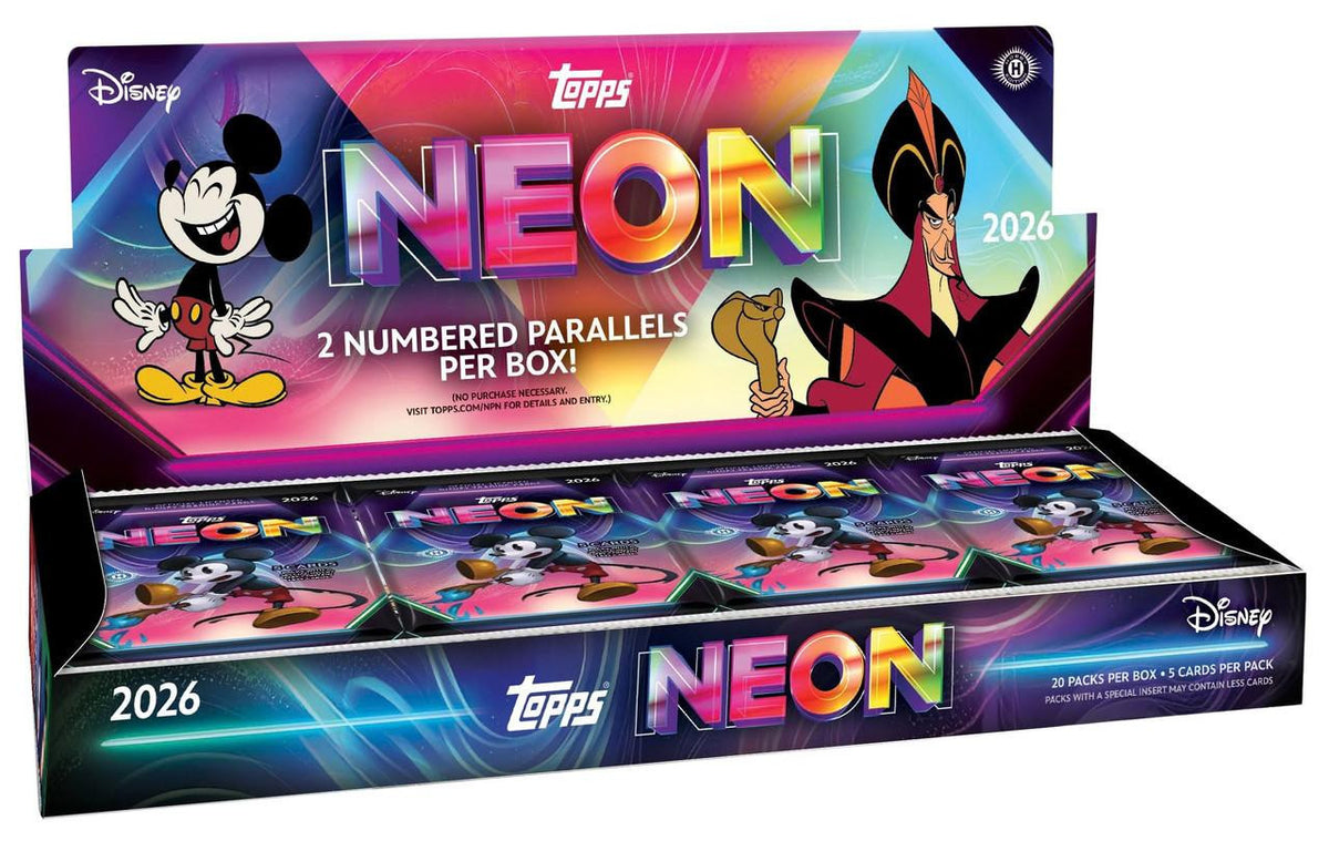 2026 Topps Disney Neon Hobby Box