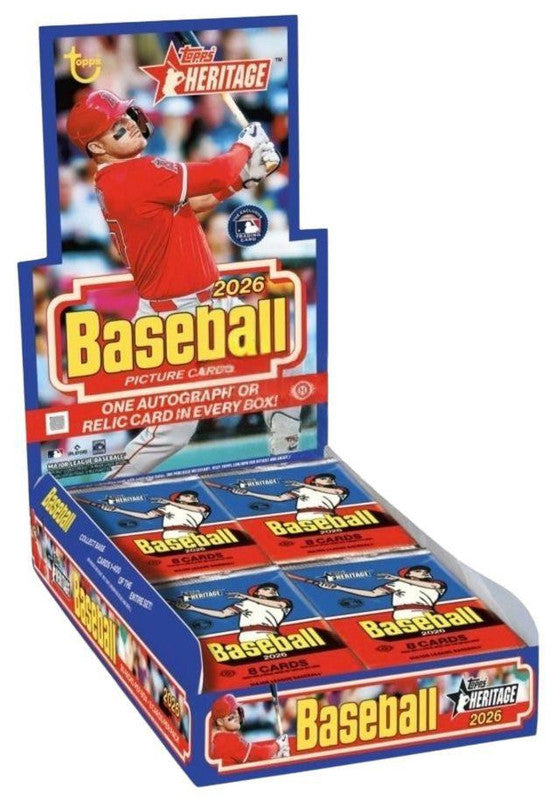 2026 Topps Heritage Baseball Hobby Box