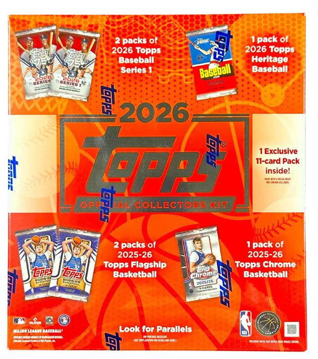 2026 Topps MLB x NBA Official Collector Kit Box