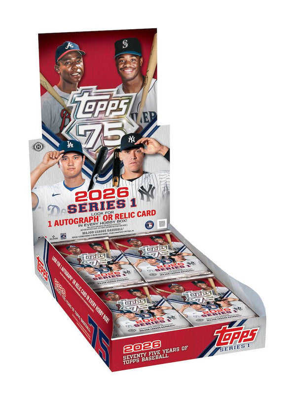 2026 Topps Series 1 Baseball Hobby Box (SALE)