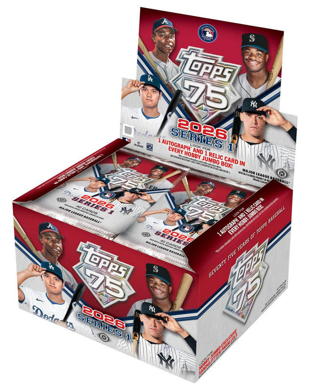 2026 Topps Series 1 Baseball Hobby Jumbo Box