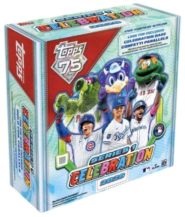 2026 Topps Series 1 Baseball Celebration Mega Box