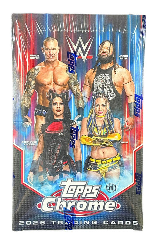 2026 Topps Chrome WWE Wrestling Hobby Box