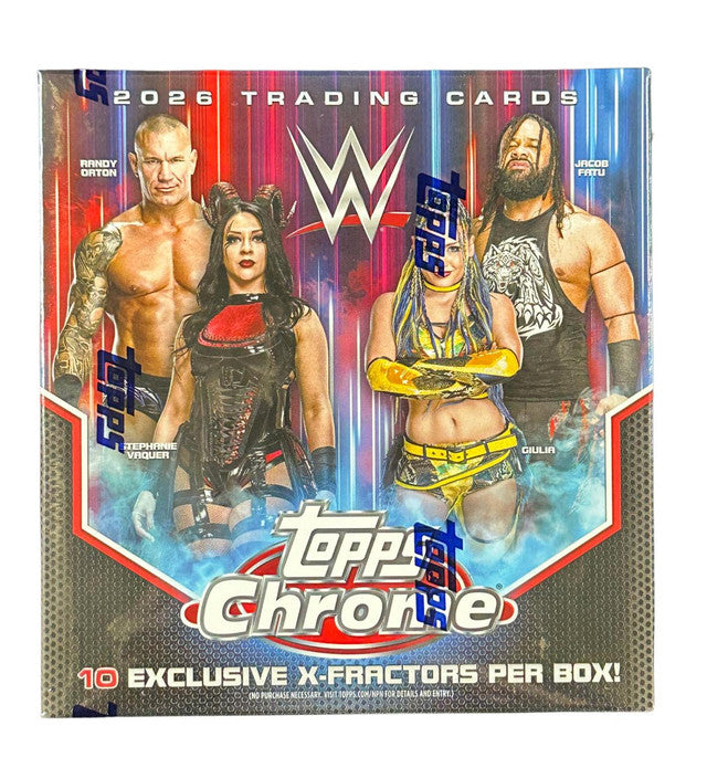 2026 Topps Chrome WWE Wrestling Mega Box