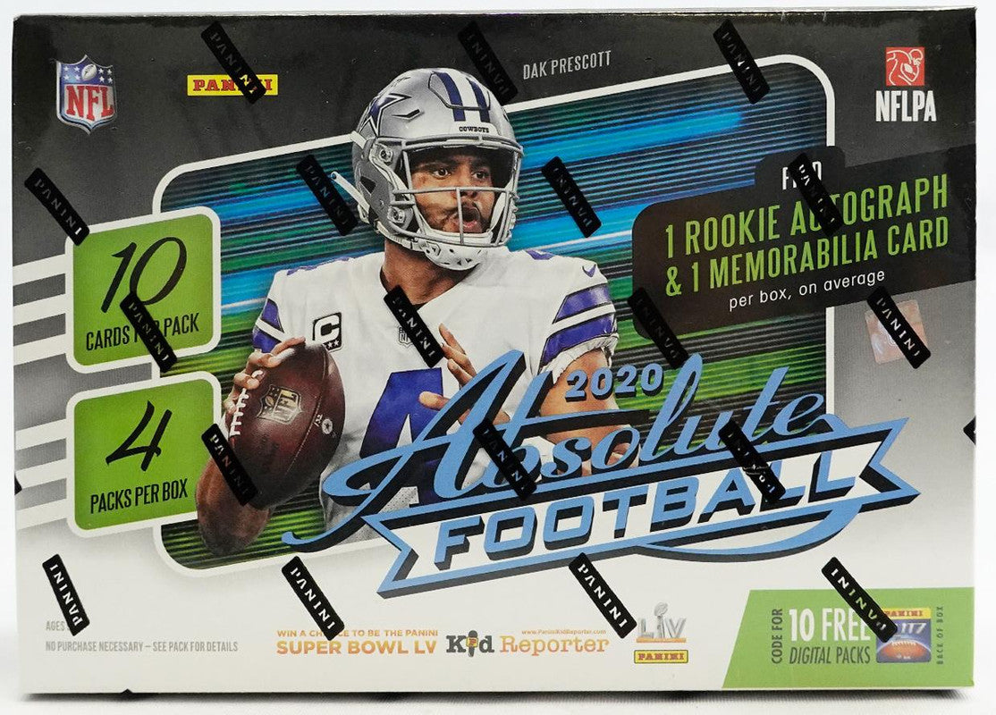 2020 Panini Absolute Football Mega Box