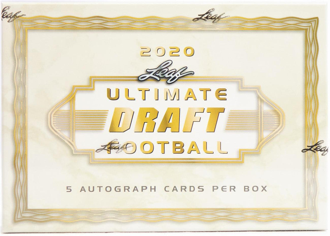 2020 Leaf Ultimate Draft Football Hobby Box