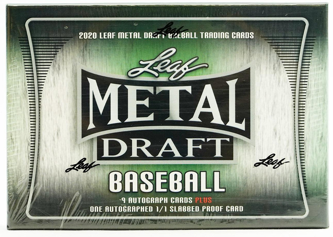 2020 Leaf Metal Draft Baseball Hobby Jumbo Box