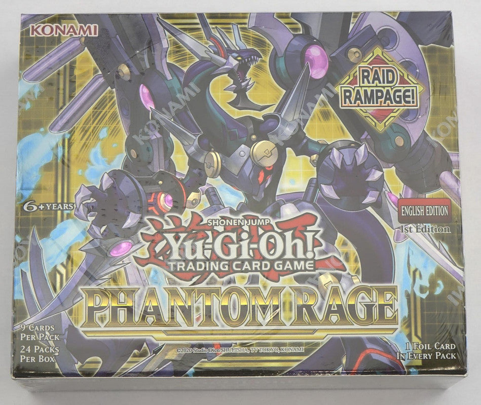 Yu-Gi-Oh Phantom Rage Booster Box