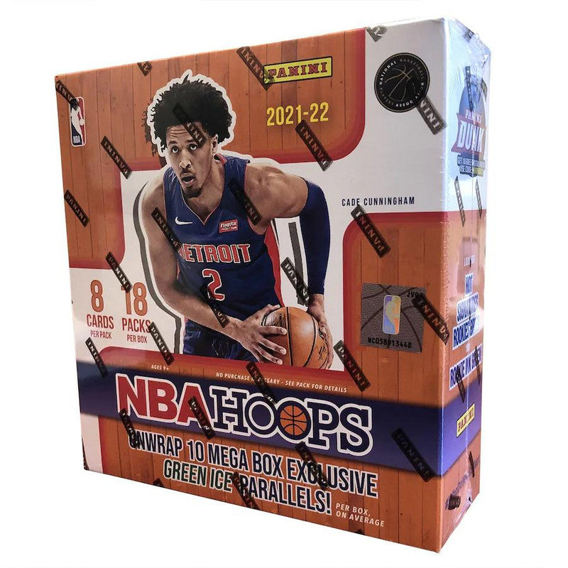 2021/22 Panini NBA Hoops Basketball Mega Box (Green Ice Parallels!) (Fanatics)