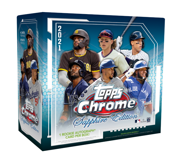 2021 Topps Chrome Baseball Sapphire Edition Box