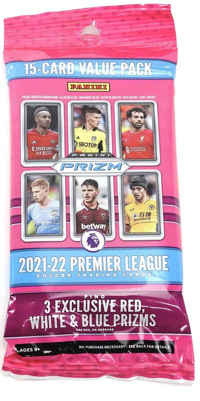 2021/22 Panini Prizm Premier League EPL Soccer Jumbo Value Pack