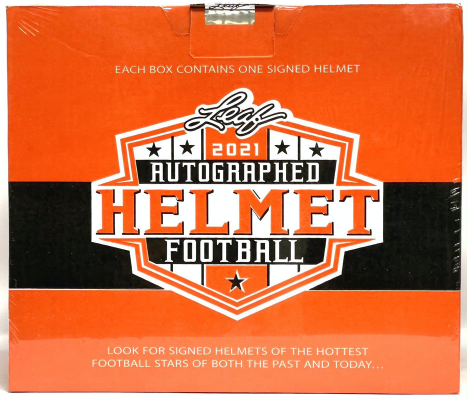 2021 Leaf Autographed Full Size Helmet Football Hobby Box