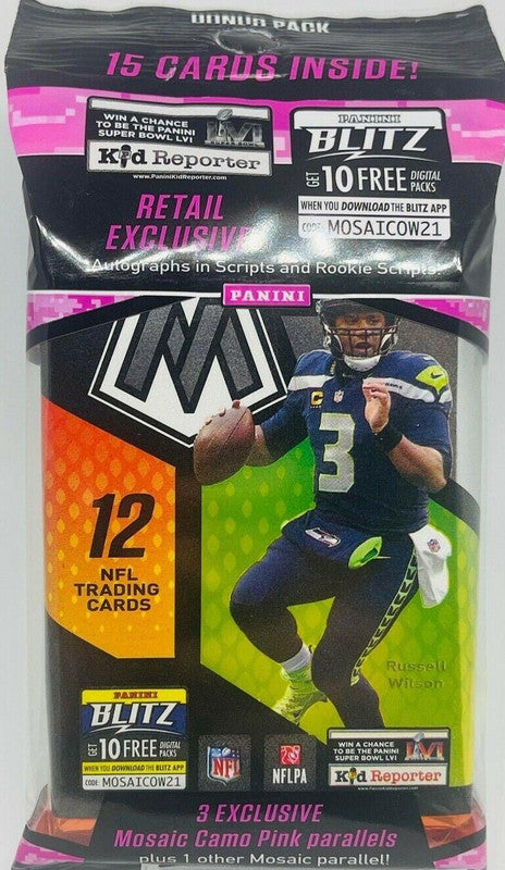 2021 Panini Mosaic Football Cello Multi Pack