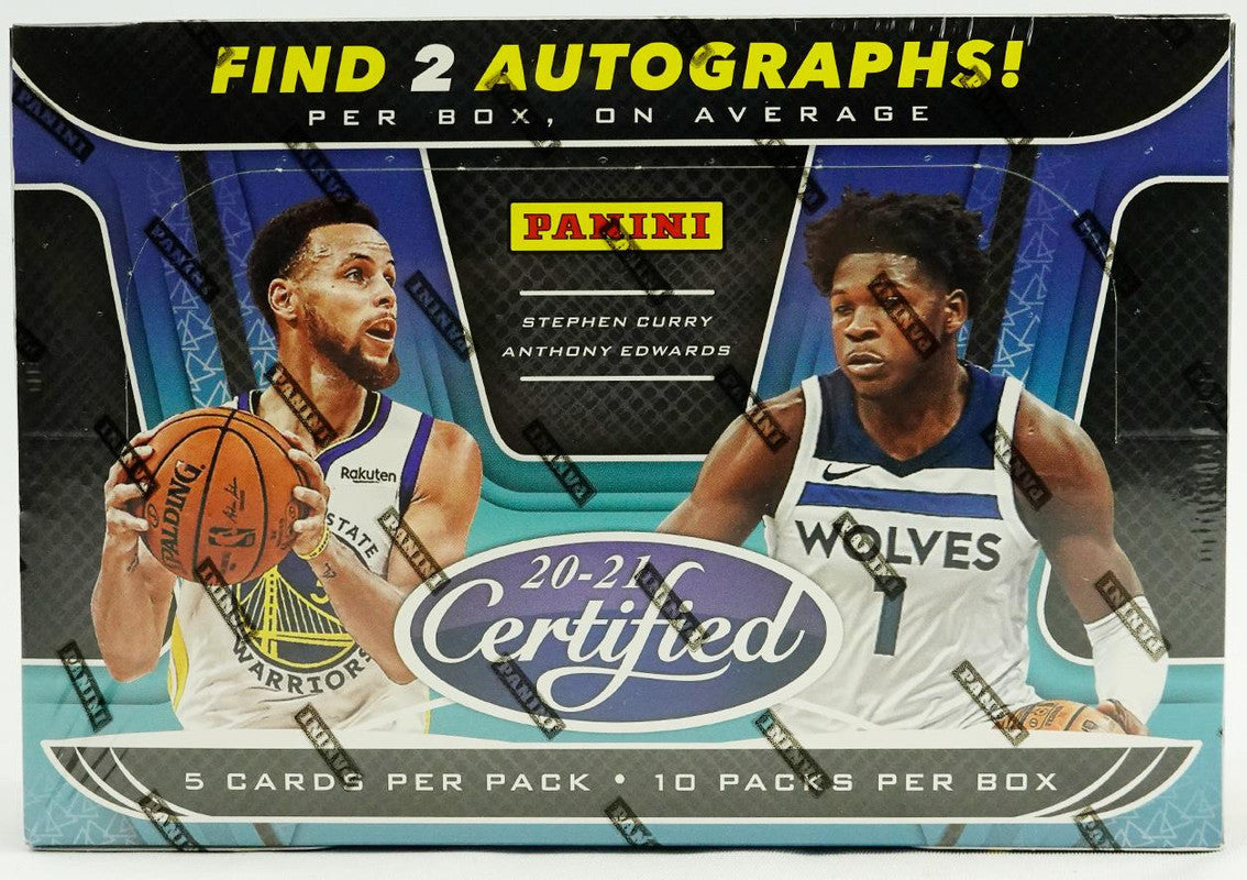 2020/21 Panini Certified Basketball Hobby Box