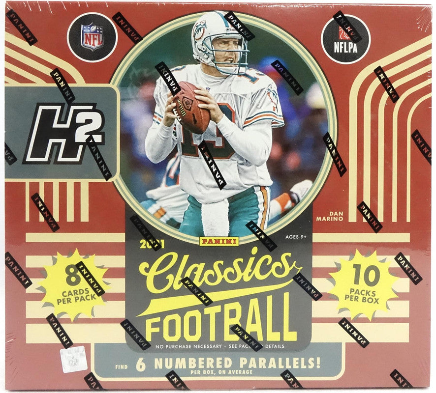 2021 Panini Classics Premium Edition Football H2 Hobby Hybrid Box