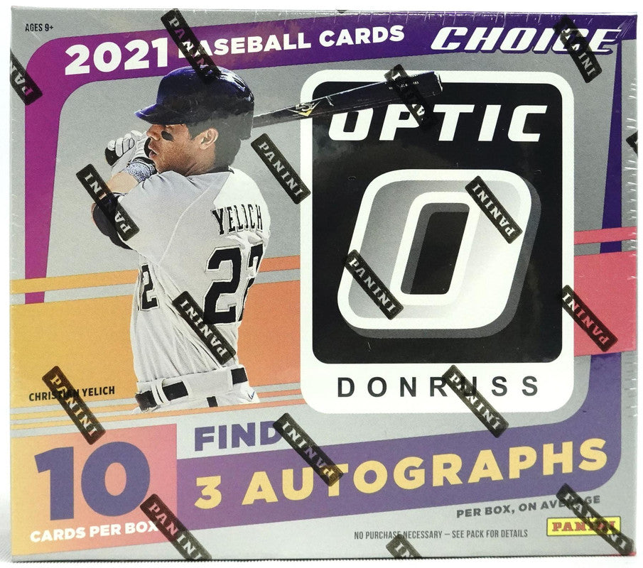 2021 Panini Donruss Optic Baseball Hobby Choice Box