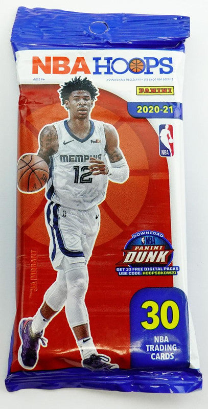 2020/21 Panini NBA Hoops Basketball Jumbo Value Pack