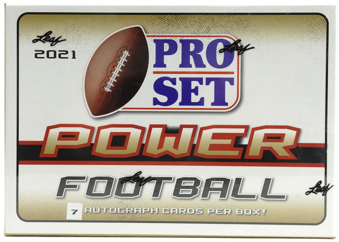 2021 Leaf Pro Set Power Football Hobby Box