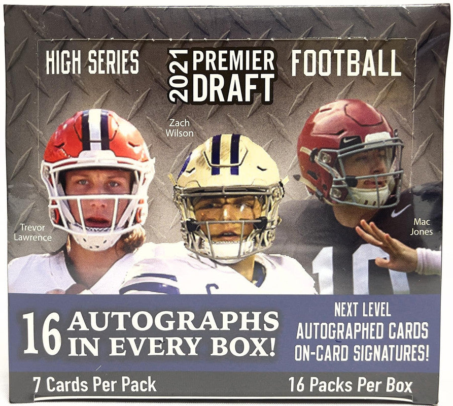 2021 Sage Hit Premier Draft High Series Football Hobby Box