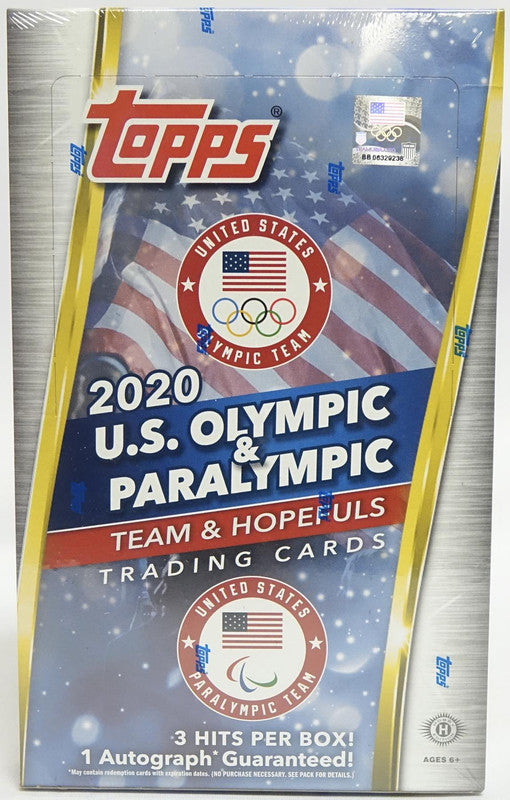 2021 Topps U.S. Olympic &amp; Paralympic Team Hopefuls Hobby Box