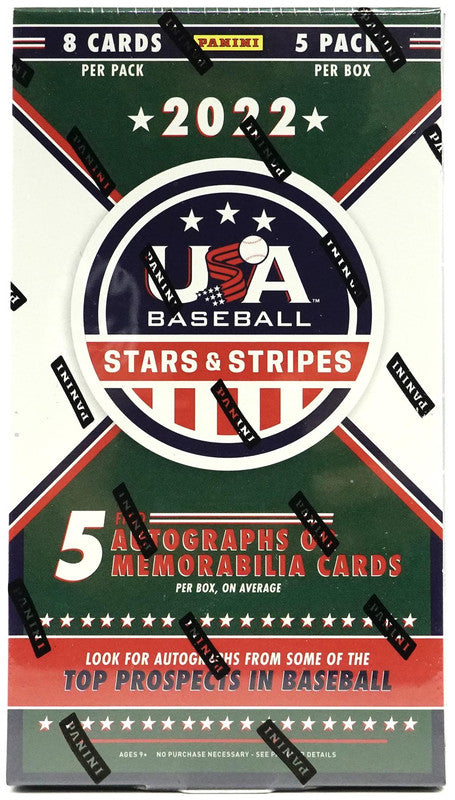 2022 Panini USA Stars &amp; Stripes Baseball Hobby Box