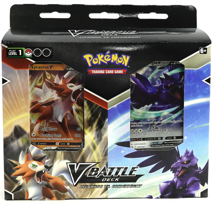 Pokemon TCG: V Battle Deck Bundle [Lycanroc V / Corviknight V]