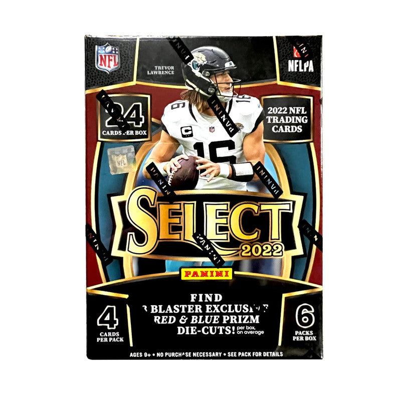 2022 Panini Select Football 6-Pack Blaster Box (Red &amp; Blue Die-Cuts!)