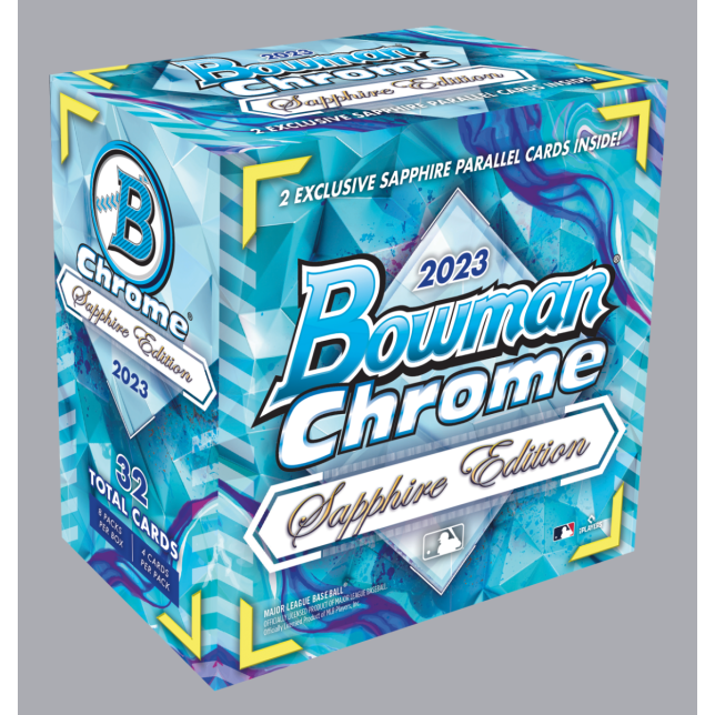 2023 Bowman Chrome Baseball Sapphire Edition Hobby Box