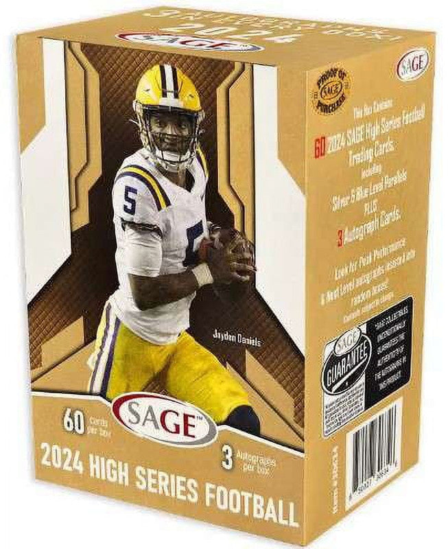 2024 Sage Hit High Series Football Blaster Box