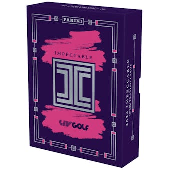 2024 Panini Impeccable LIV Golf Hobby Box (SALE)