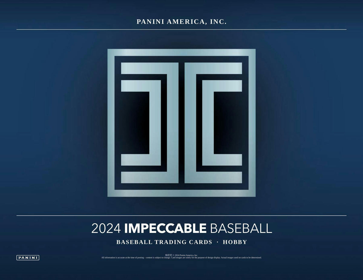 2024 Panini Impeccable Baseball Hobby Box Case (PRE-ORDER)