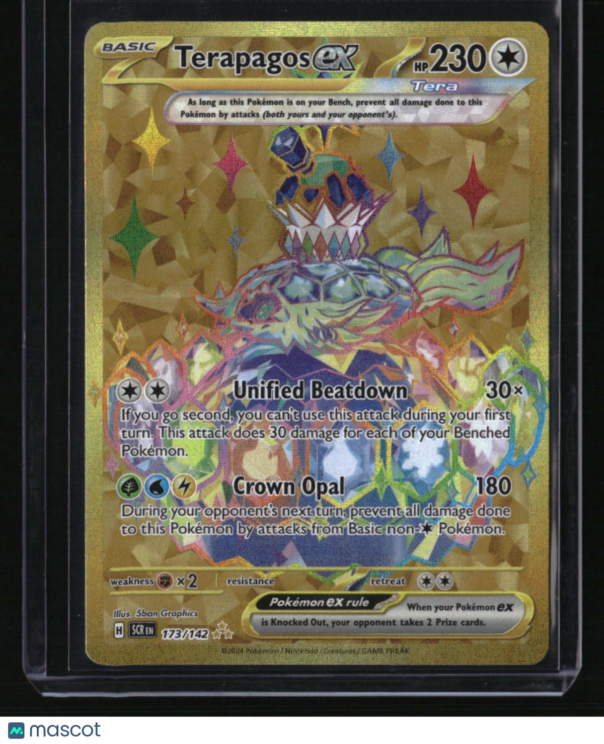 SV07: Stellar Crown Terapagos ex
